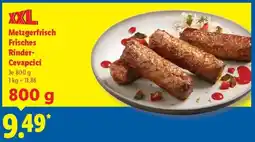 Lidl Metzgerfrisch Frisches Rinder Cevapcici Angebot
