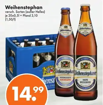 Trink und Spare Weihenstephan 20x0,5L Angebot