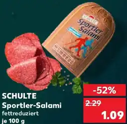 Kaufland SCHULTE Sportler-Salami Angebot