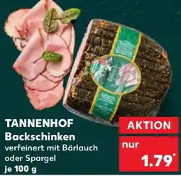Kaufland TANNENHOF Backschinken Angebot