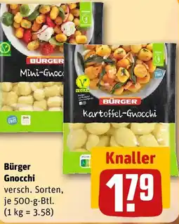 REWE Bürger Gnocchi Angebot