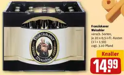 REWE Franziskaner Weissbier Angebot