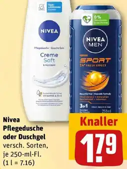 REWE Nivea Pflegedusche oder Duschgel Angebot