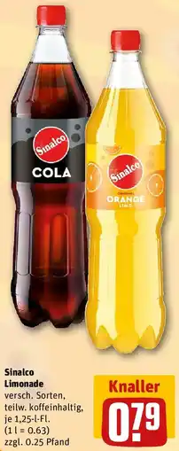 REWE Sinalco Limonade Angebot