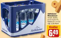 REWE Adelholzener Mineralwasser Angebot