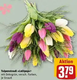 REWE Tulpenstrauß Lollipop Angebot