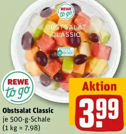 REWE REWE to go Obstsalat Classic Angebot
