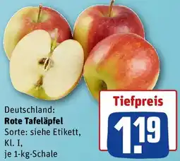 REWE Rote Tafeläpfel Angebot