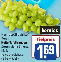 REWE Helle Tafeltrauben Angebot