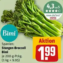 REWE Stangen-Broccoli Bimi Angebot