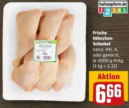 REWE Frische Hähnchen Schenkel Angebot