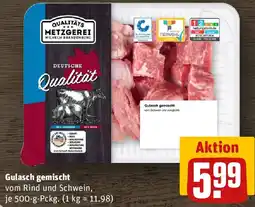 REWE Gulasch gemischt Angebot