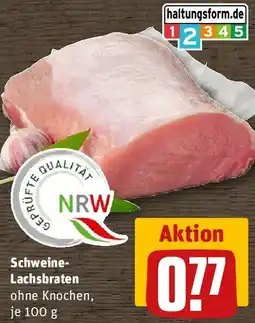 REWE Schweine Lachsbraten Angebot