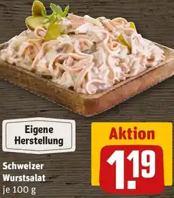 REWE Schweizer Wurstsalat Angebot