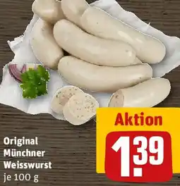 REWE Original Münchner Weisswurst Angebot