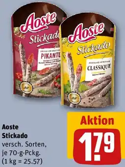 REWE Aoste Stickado Angebot