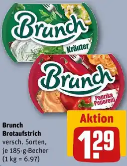 REWE Brunch Brotaufstrich Angebot