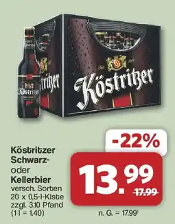 Famila Nord West Köstritzer Schwarz- oder Kellerbier Angebot