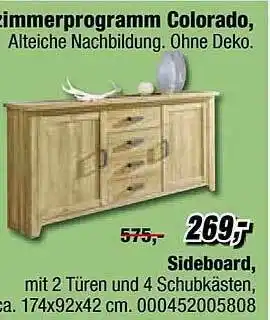 Opti Wohnwelt Zimmerprogramm Colorado, Sideboard Angebot