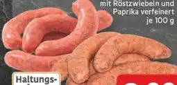 E-Center Edeka Mein Land Whiskey-Bratwurst Angebot