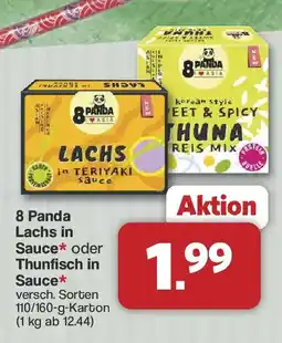 Famila Nord West 8 Panda Lachs in Sauce oder Thunfisch in Sauce Angebot
