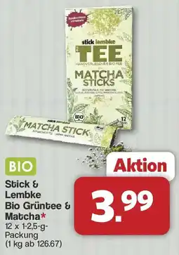 Famila Nord West Stick & Lembke Bio Grüntee & Matcha Angebot
