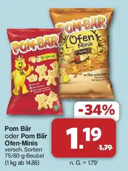 Famila Nord West Pom Bär oder Pom Bär Ofen-Minis Angebot