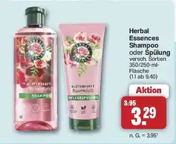 Famila Nord West Herbal Essences Shampoo oder Spülung Angebot
