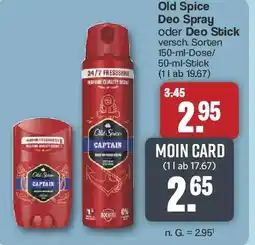 Famila Nord West Old Spice Deo Spray oder Deo Stick Angebot
