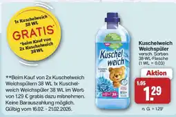 Famila Nord West Kuschelweich Weichspüler Angebot