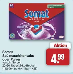 Famila Nord West Somat Spülmaschinentabs oder Pulver Angebot