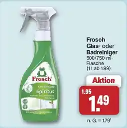 Famila Nord West Frosch Glas- oder Badreiniger Angebot