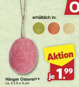 Famila Nord West Hänger Osterei Angebot