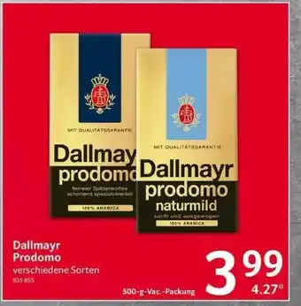 Selgros Dallmayr Prodomo Angebot