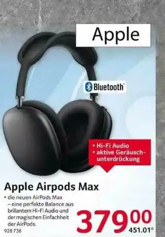 Selgros Apple Airpods Max Angebot