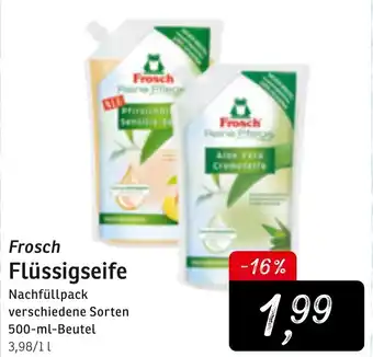 KONSUM Frosch Flussigseife 500ml Angebot