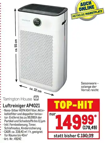 METRO Tarrington House Luftreiniger | AP4021 Angebot