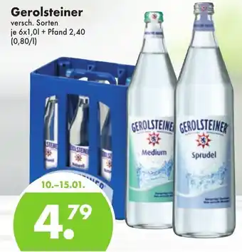 Trink und Spare Gerolsteiner 6*1L Angebot