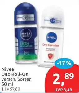 Budni Nivea Deo Roll-On Angebot