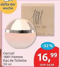 Budni Cerruti 1881 Femme Eau de Toilette Angebot