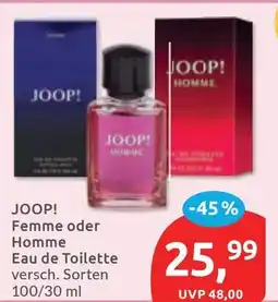 Budni JOOP! Femme oder Homme Eau de Toilette Angebot