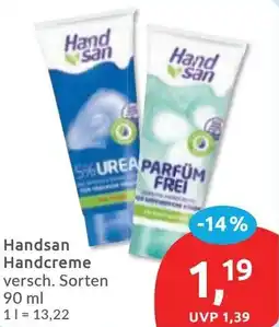 Budni Handsan Handcreme Angebot