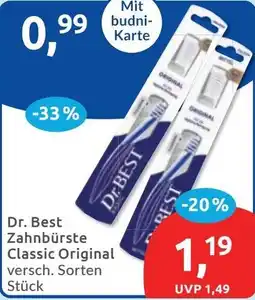 Budni Dr. Best Zahnbürste Classic Original Angebot