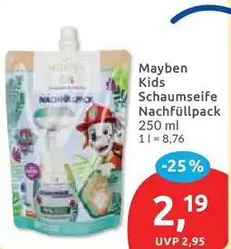 Budni Mayben Kids Schaumseife Nachfüllpack Angebot