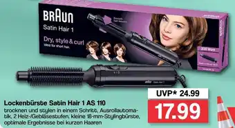 Famila Nord West Braun Lockenburste Satin Hair 1 | AS 110 Angebot