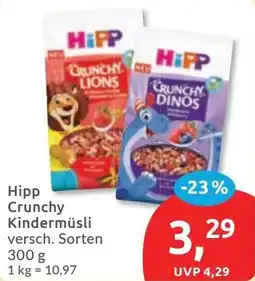 Budni Hipp Crunchy Kindermüsli Angebot