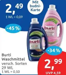 Budni Burti Waschmittel Angebot