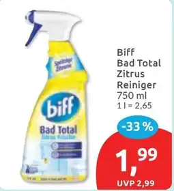 Budni Biff Bad Total Zitrus Reiniger Angebot