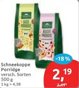 Budni Schneekoppe Porridge Angebot