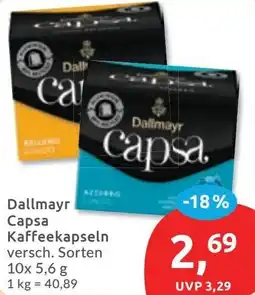 Budni Dallmayr Capsa Kaffeekapseln Angebot